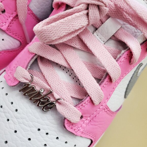 Nike Dunk Low Unlocked By You ID Custom Shoes Pink/White Men's 8.5 Women's 10 - Picture 5 of 11